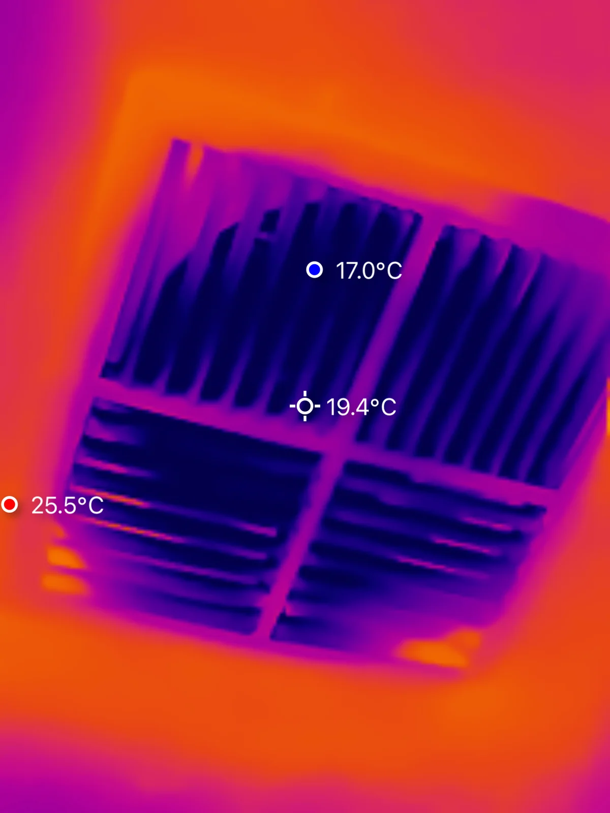 Thermal scan of building systems